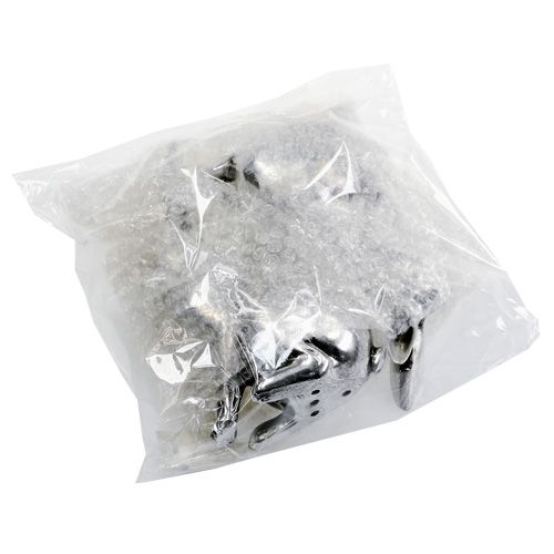 Floristik24 Dekoratív nyuszik ezüst 15cm 2db