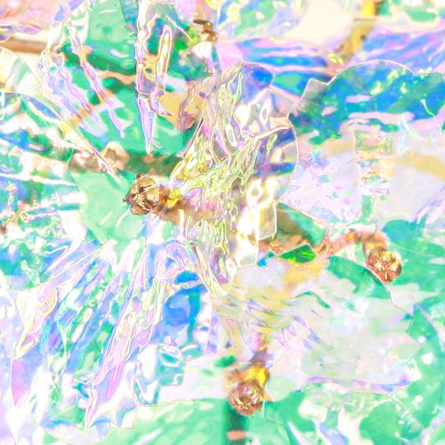 Floristik24 Dekoratív hortenzia irizáló művirág karácsonyra 27cm 4 db