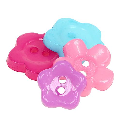 Floristik24 Díszgombok színes Ø1,2cm - 1,5cm 270db