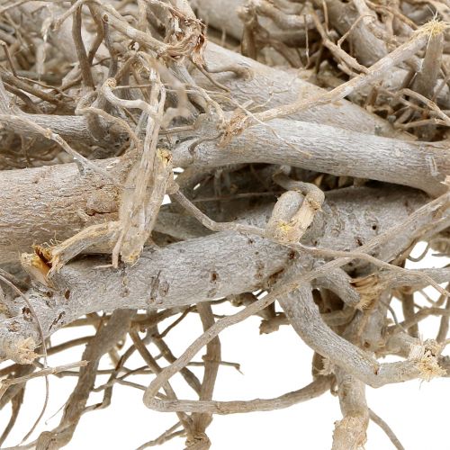 Floristik24 Dekoratív koszorú natúr, szürke Ø40cm 1 db