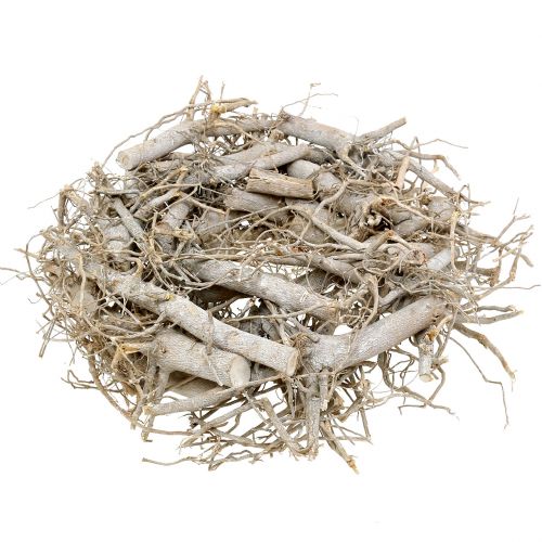 Floristik24 Dekoratív koszorú natúr, szürke Ø40cm 1 db