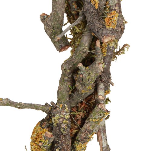 tételeket Dekoratív koszorú, natúr, Ø33cm, zuzmó, moha, ajtókoszorú, asztaldísz, fali dekoráció