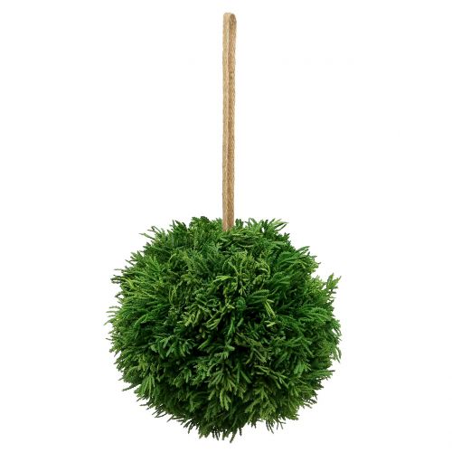 Floristik24 Mesterséges növényi labda akasztható zöld Ø20cm