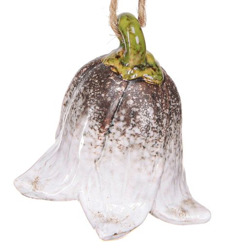 Floristik24 Dekoratív gyöngyvirág felakasztható kerámia virágokhoz 7cm 3 db