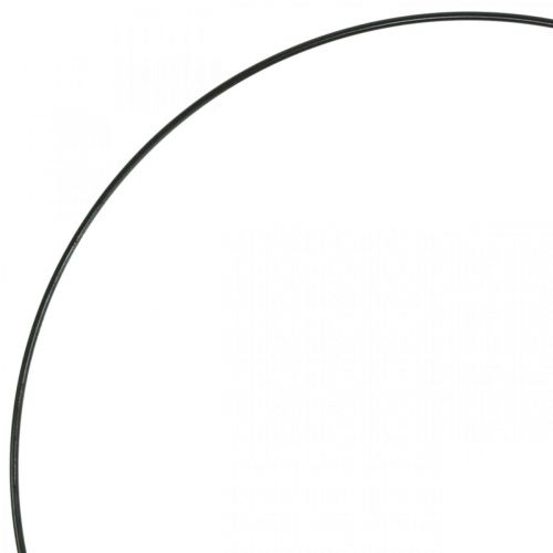 Deco fém gyűrű dekor gyűrű Scandi gyűrű fekete Ø30,5cm 6db