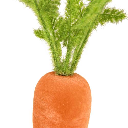 Floristik24 Dekoratív sárgarépa Pelyhesített sárgarépa H27-37 cm 6 db-os készletben