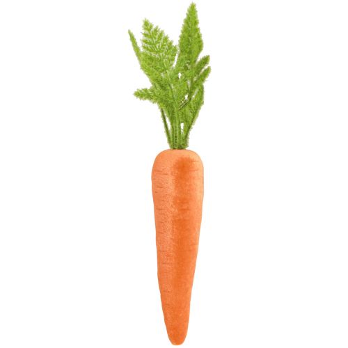 Floristik24 Dekoratív sárgarépa Pelyhesített sárgarépa H27-37 cm 6 db-os készletben