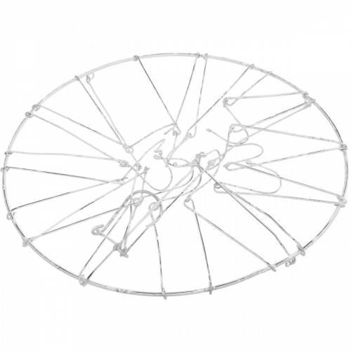 Floristik24 Dekoratív gyűrű gyógynövényes korona mennyezeti akasztóhoz Ø30cm