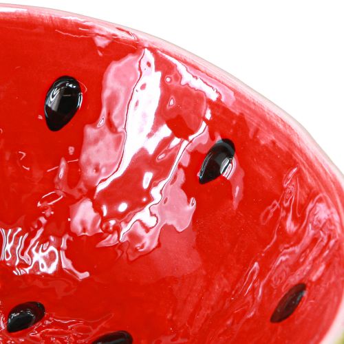 tételeket Dekoratív tál kerámia görögdinnye nyári dekoráció Ø15cm M6cm