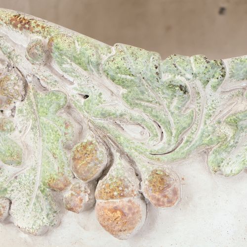 tételeket Dekoratív tál, öntött kő, makk ültető, Ø20cm M10cm