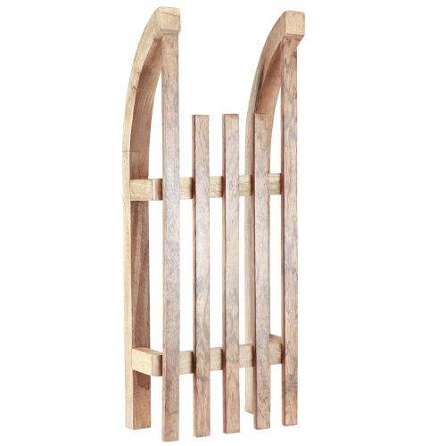 Floristik24 Dekoratív szánfa natúr asztaldísz téli mangófa 60×23×15cm