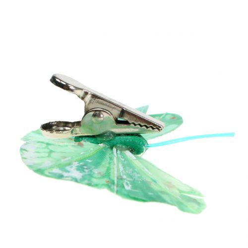 Floristik24 Dekoratív pillangók a klipszben, vegyes színek 6cm 24db