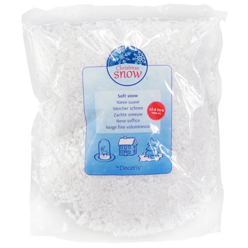 tételeket Dekoratív hópelyhek fehér téli dekoráció fehér 2,8l