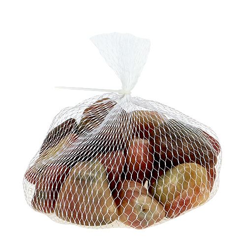 Floristik24 Deko kövek rózsaszín-krém fényes 4cm - 6cm 1kg