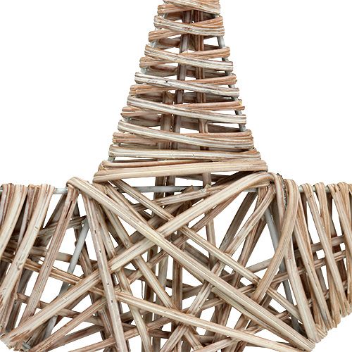 Floristik24 Díszcsillag 25 cm-re akasztható szőlőtől 1db