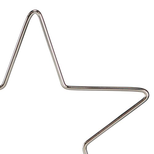 tételeket Dekoratív Csillagos Karácsonyi Dekoráció Ezüst Függő Ø15cm 6 Darabos Szett