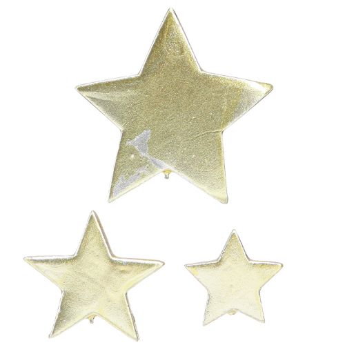 Floristik24 Dekoratív csillagok szórt dekoráció arany Ø3-7cm – 2. választás – 44 db