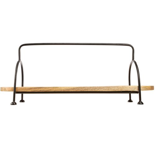 tételeket Dekoratív tálca, hosszúkás ovális fa tálca fogantyúval 70cm