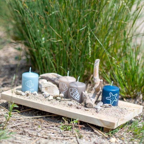 Floristik24 Dekoratív tálca teak natúr 38×18cm