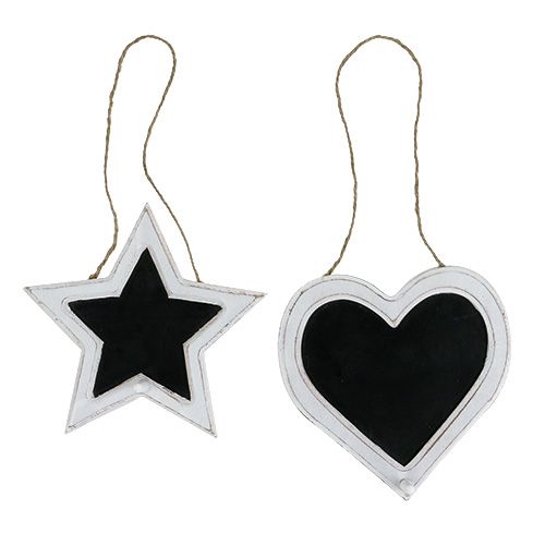 Floristik24 Akasztható dísztábla 17cm 4db