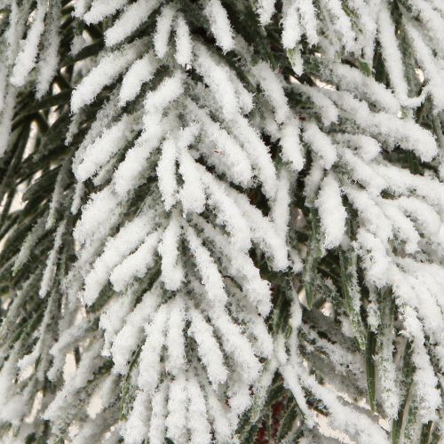 Floristik24 Dekoratív karácsonyfa műhóval a talpon 30cm 2db