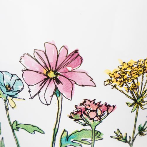 Dekoratív csésze, zománcozott kaspó, Ø11cm M8cm | Floristik24.hu