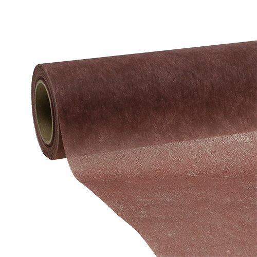 Dekoratív gyapjú 60cm x 20m barna