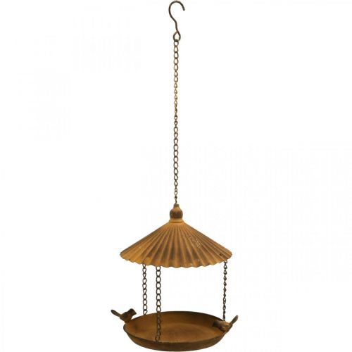 tételeket Dekoratív madárfürdő, madárfürdő, rács díszkert Ø23cm H27,5cm