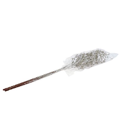 Floristik24 Díszág 75cm csillámmal 3db