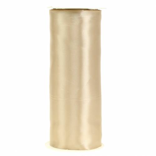 Floristik24 Szatén szalag asztali szalag pezsgő 200mm 10m