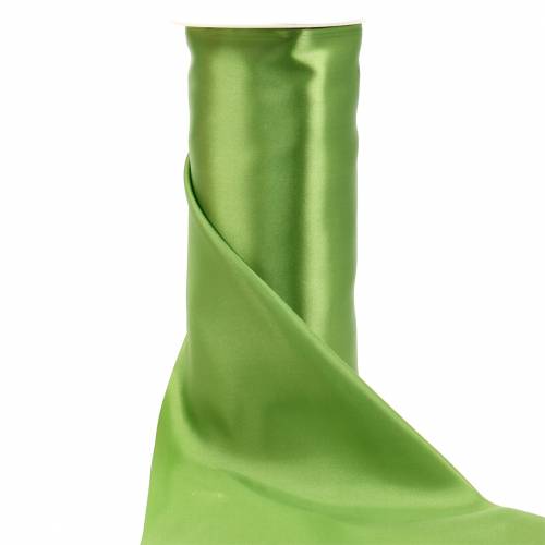 Szatén szalag asztali szalag olíva-zöld 200mm 10m