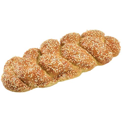 Floristik24 Díszítő kenyérélesztő fonat szezámmagos étellel 30cm
