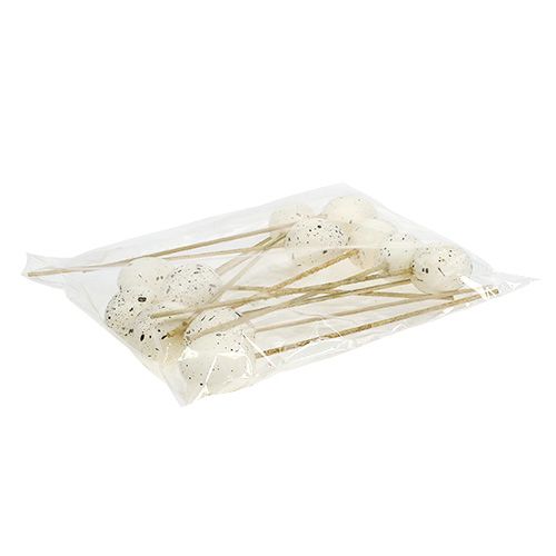 Floristik24 Dísztojás 5cm pálcán 12db