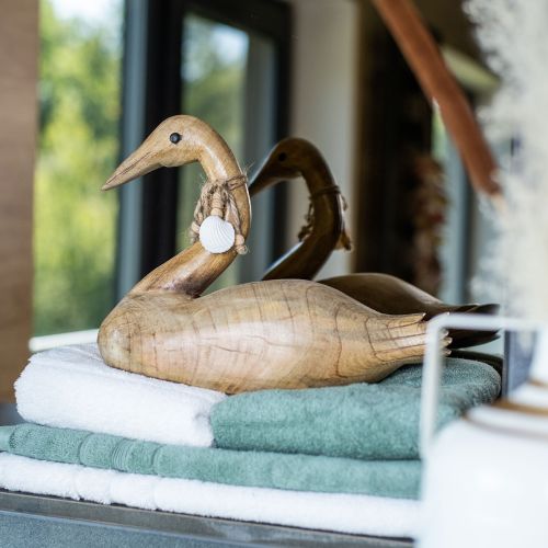 tételeket Deco kacsa fa kacsa deco mangófa 29x8,5x21,5cm