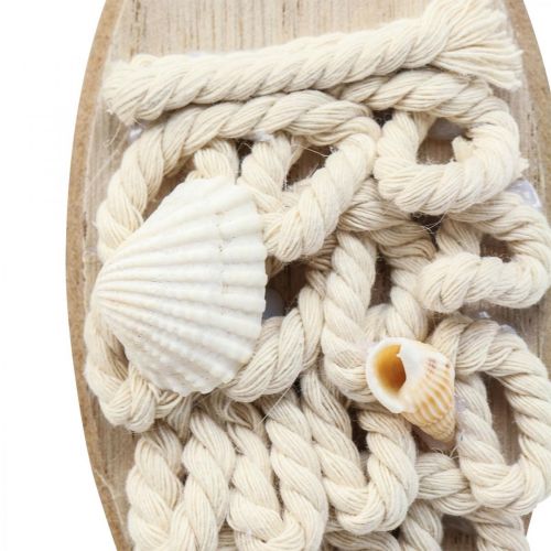 Floristik24 Deco hal medál fa hal tengeri dekoráció fa 6,5×19,5cm