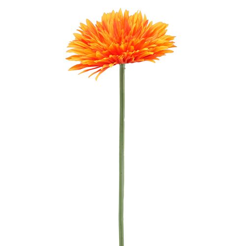 Floristik24 Deco gerbera narancs Ø15cm L88cm