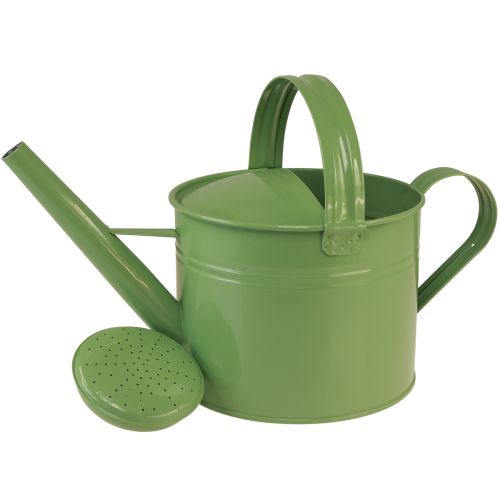 tételeket Dekoratív fém öntözőkanna, menta színű, növényeknek és dekorációnak, tavasz/nyár, M26cm, 5L