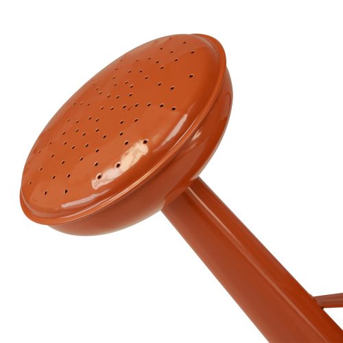 tételeket Fém díszes öntözőkanna vidéki stílusban, narancssárga-barna, 26 cm, 5 liter - Sokoldalúan használható ültetőként és díszes öntözőkannaként