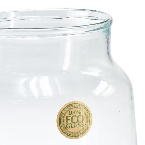 tételeket Dekoratív üvegváza retro virágváza Ø22,5cm M29cm