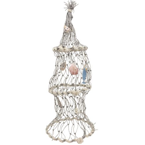 Floristik24 Dekoratív halcsapda kagylóval