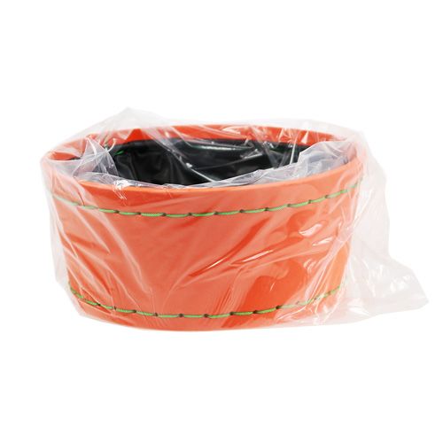 Floristik24 Dísztál narancssárga Ø20cm H9cm, 1db