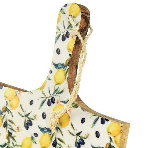 tételeket Dekoratív vágódeszka nyári mangófa akasztásához 38,5×23cm