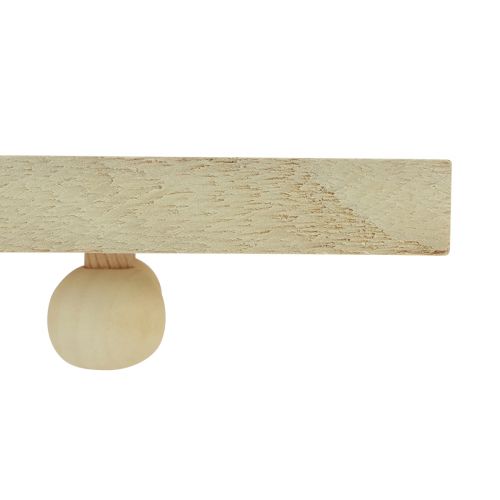 tételeket Dekoratív tálca lábakkal fatálca Paulownia 55/65cm 2 db-os készlet