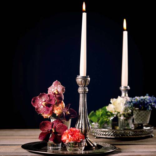 Floristik24 Dekoratív tányér Marrakech ezüst Ø33cm