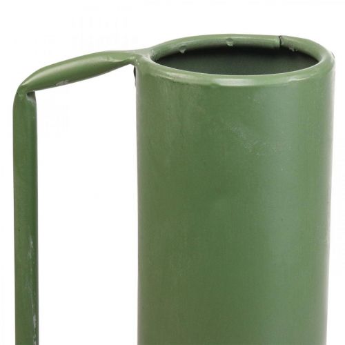 tételeket Dekoratív váza fém zöld nyelű díszkancsó 14cm H28,5cm