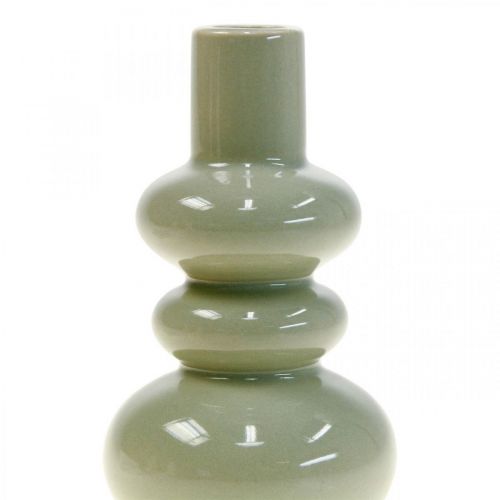 Floristik24 Dekoratív vázák, kerámia váza készlet gömb alakú H13,5cm Ø7,5cm 3db