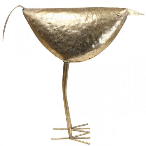 Floristik24 Deco madár Deco figura madár arany fém dekoráció 46×16×39cm