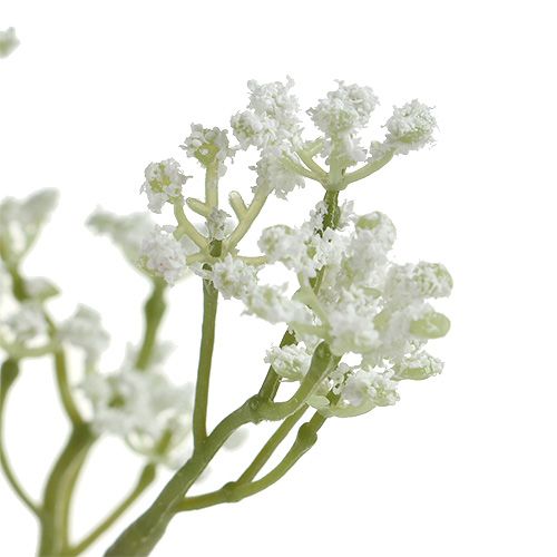 Floristik24 Díszág zöld-fehér L43cm 4db