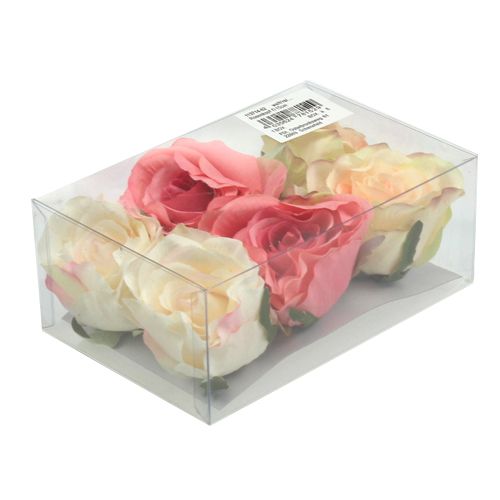 Floristik24 Műrózsafejek Ø9cm 6db