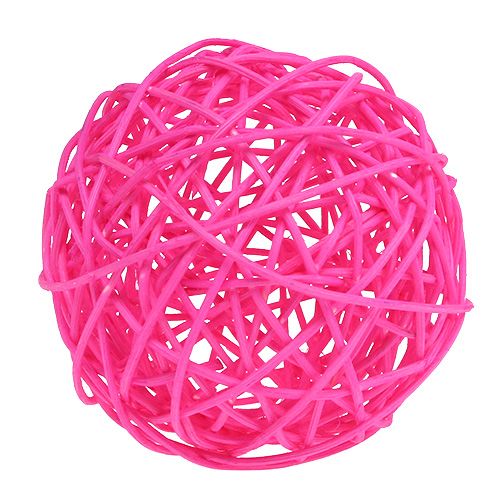 Floristik24 Dekoball Pink 10cm 6db